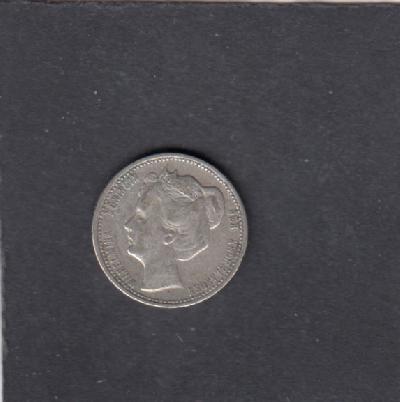 Beschrijving: 25 Cent WILHELMINA small